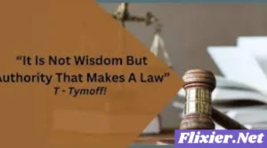 it is not wisdom but authority that makes a law. t - tymoff